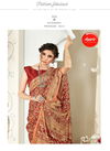Apple Kashmiri Premium 5 Designer Latest Fancy Festive Wear Digital Printed Pashmina Silk Saree Collection
